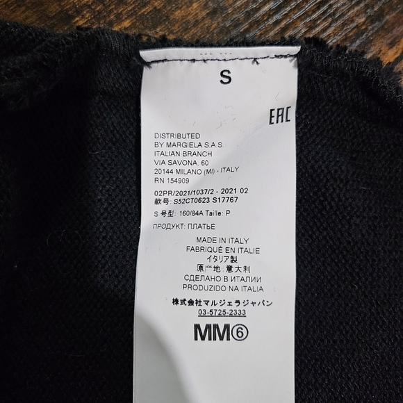 MM6 Maison Margiela Sweater Tank Dress Small - Picture 10 of 10